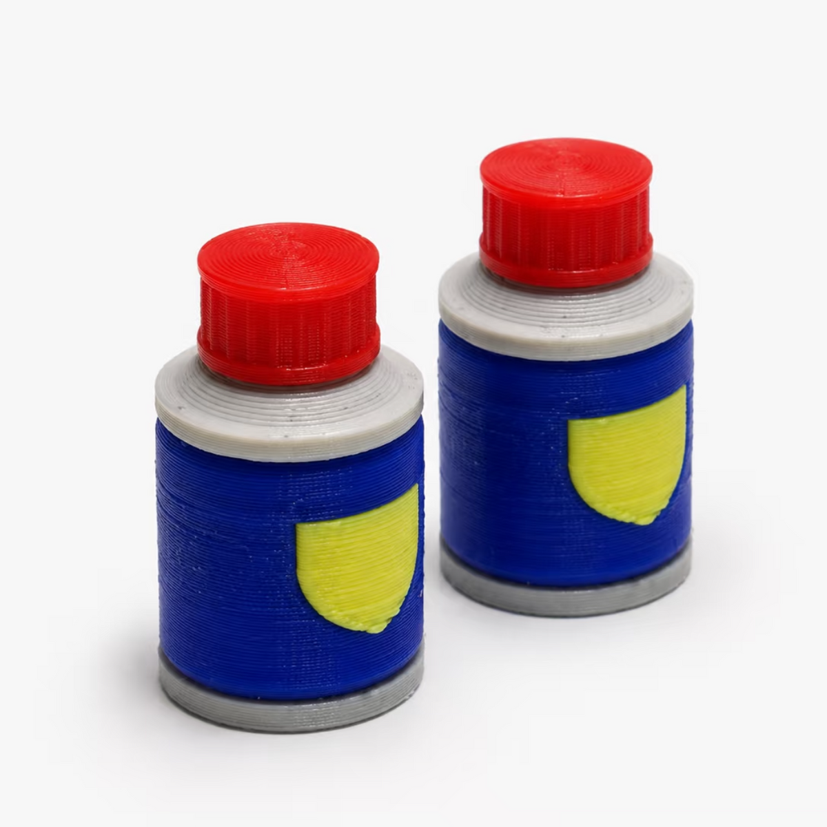 Tiny Detour Blue Cologne bicycle valve caps, pair