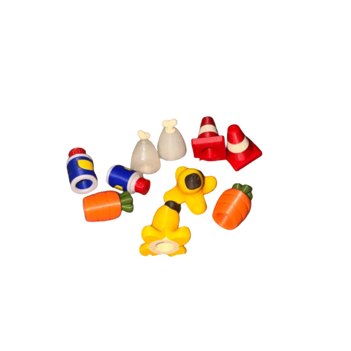 Tiny Detour novelty bicycle valve caps in assorted character designs