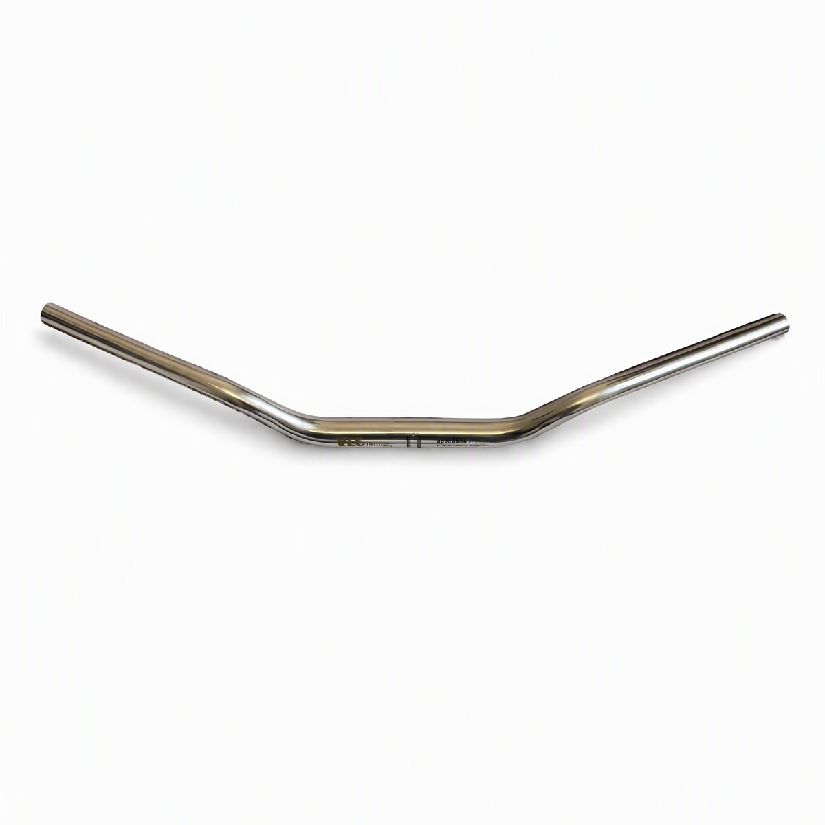 VLCmade Open Bar polished silver handlebar showing its rise and backsweep