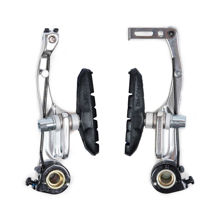 DIA-COMPE VC733 V-Brake Set — Silver / Front + Rear