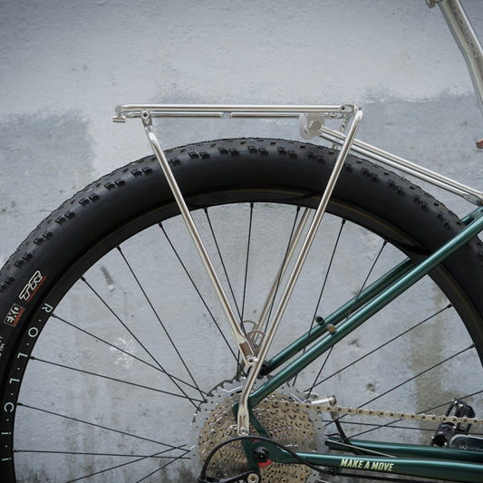 WEDNESDAY NIGHT STAINLESS REAR RACK POLISH SILVER — image 2