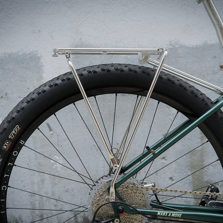 VLCmade Wednesday Night Stainless Rear Rack — Polished Silver
